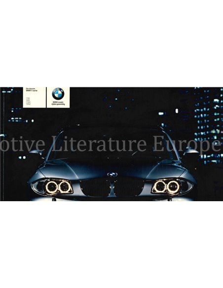2004 BMW 1 SERIES BROCHURE DUTCH