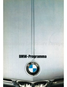 1974 BMW PROGRAMMA BROCHURE NEDERLANDS