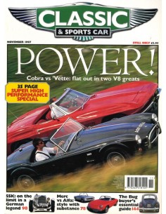 1997 CLASSIC AND SPORTSCAR MAGAZINE (11) NOVEMBER ENGLISH