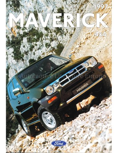 1997 FORD MAVERICK PROSPEKT NIEDERLÄNDISCH
