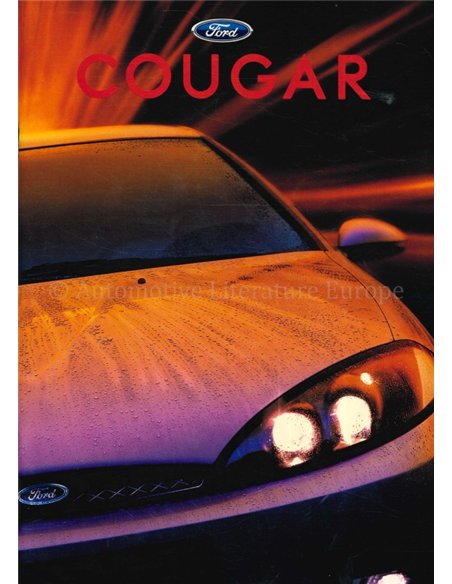 1998 FORD COUGAR PROSPEKT NIEDERLÄNDISCH