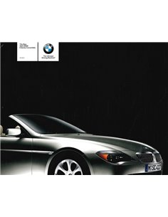 2004 BMW 6 SERIES CONVERTIBLE BROCHURE ENGLISH (US)