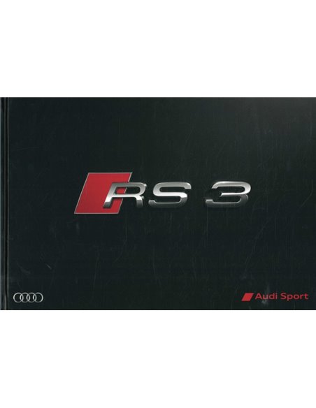 2015 AUDI RS3 BROCHURE DUITS
