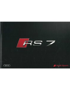 2015 AUDI RS7 HARDCOVER BROCHURE ENGELS