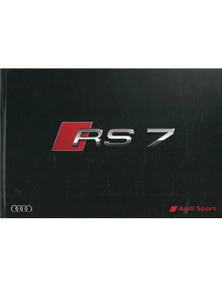 2015 AUDI RS7 HARDBACK BROCHURE ENGLISH