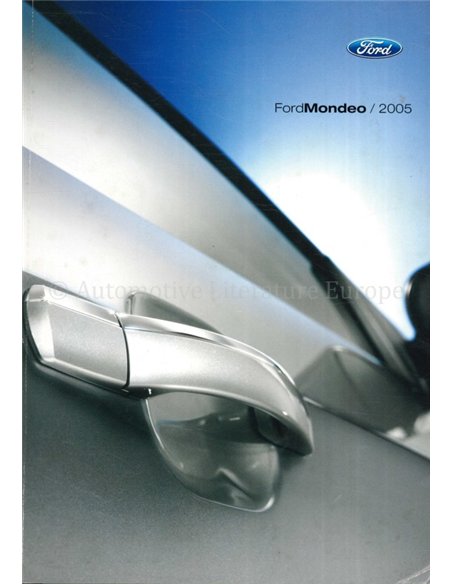 2005 FORD MONDEO BROCHURE DUTCH