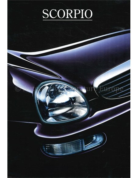 1993 FORD SCORPIO BROCHURE NEDERLANDS