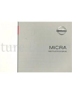 2003 NISSAN MICRA OWNERS MANUAL DUTCH
