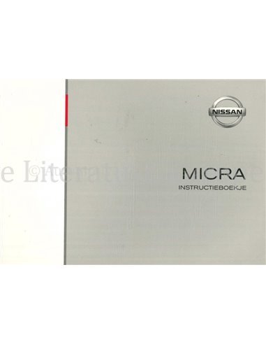 2003 NISSAN MICRA OWNERS MANUAL DUTCH