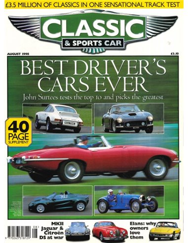 1998 CLASSIC AND SPORTSCAR MAGAZINE (07) AUGUST ENGLISH