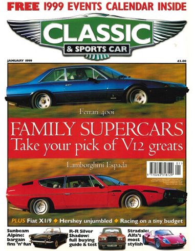1999 CLASSIC AND SPORTSCAR MAGAZINE (01) JANUARY ENGLISH