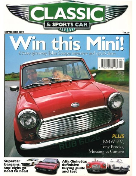 1999 CLASSIC AND SPORTSCAR MAGAZINE (09) SEPTEMBER ENGLISCH
