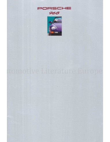 1993 PORSCHE 968 BROCHURE SPANISH