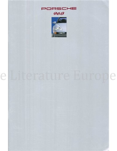 1993 PORSCHE 968 PROSPEKT ENGLISCH (USA)