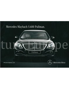2015 MERCEDES MAYBACH S-CLASS BROCHURE ENGLISH