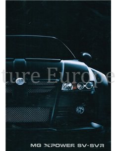 2004 MG X POWER SV | SVR BROCHURE FRANS