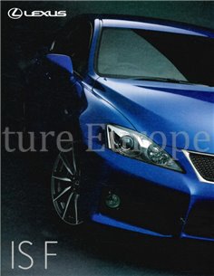 2008 LEXUS IS F BROCHURE JAPANS