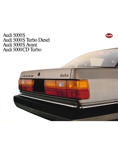1985 AUDI 5000 BROCHURE ENGELS (USA)