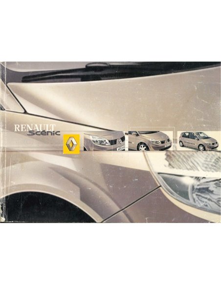 2003 RENAULT SCENIC INSTRUCTIEBOEKJE NEDERLANDS