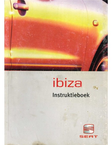 2001 SEAT IBIZA OWNERS MANUAL DUTCH