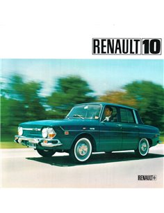 1967 RENAULT 10 BROCHURE ENGELS (USA)