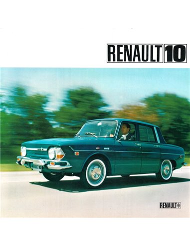 1967 RENAULT 10 BROCHURE ENGLISCH (USA)