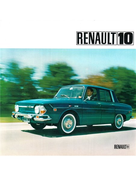 1967 RENAULT 10 BROCHURE ENGELS (USA)