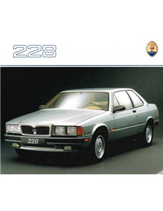 1988 MASERATI 228 BROCHURE ENGLISH