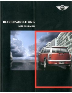2009 MINI CLUBMAN HANDLEIDING DUITS