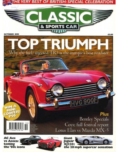 1999 CLASSIC AND SPORTSCAR MAGAZINE (10) OKTOBER ENGLISCH
