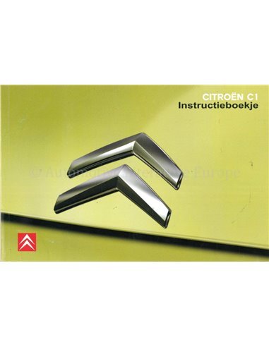 2010 CITROËN C1 INSTRUCTIEBOEKJE NEDERLANDS