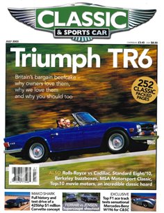 2003 CLASSIC AND SPORTSCAR MAGAZIN (07) JULI ENGLISCH