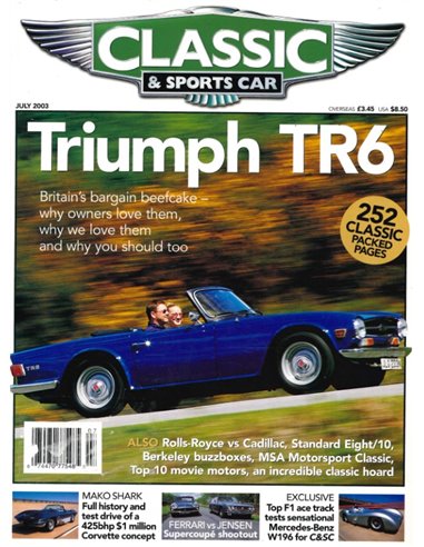 2003 CLASSIC AND SPORTSCAR MAGAZIN (07) JULI ENGLISCH