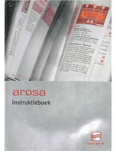 1998 SEAT AROSA INSTRUCTIEBOEKJE NEDERLANDS