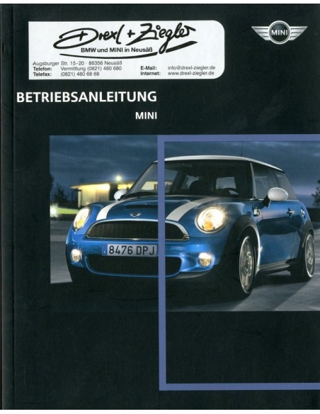 2008 MINI HANDLEIDING DUITS