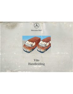 1999 MERCEDES BENZ VITO OWNERS MANUAL DUTCH