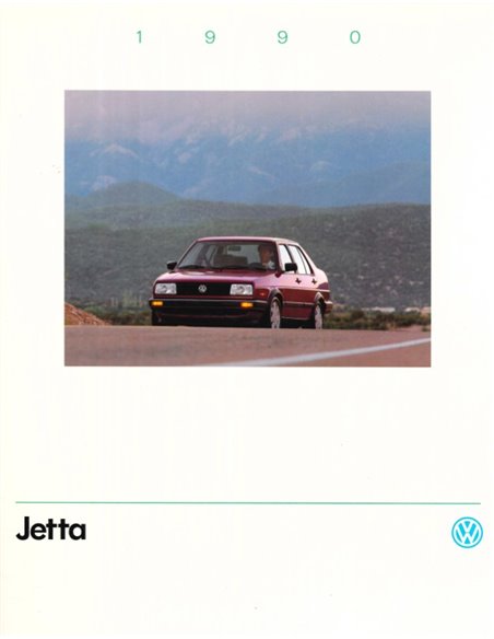 1990 VOLKSWAGEN JETTA BROCHURE ENGELS (USA)