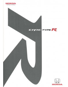 2009 HONDA CIVIC TYPE R BROCHURE JAPANESE