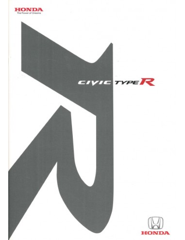 2009 HONDA CIVIC TYPE R BROCHURE JAPANS