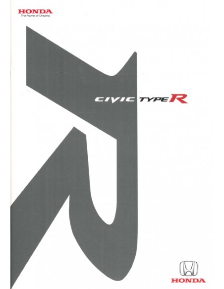 2009 HONDA CIVIC TYPE R BROCHURE JAPANESE