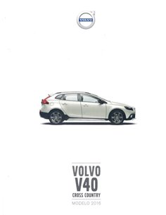 2016 VOLVO V40 CROSS COUNTRY PROSPEKT SPANISCH