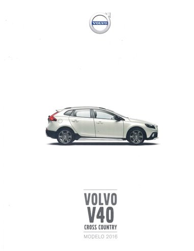 2016 VOLVO V40 CROSS COUNTRY PROSPEKT SPANISCH