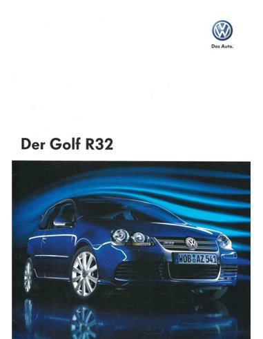 2007 VOLKSWAGEN GOLF R32 PROSPEKT DEUTSCH