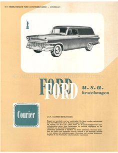 1956 FORD COURIER LEAFLET NEDERLANDS