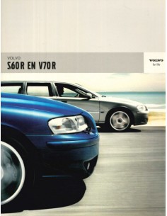 2006 VOLVO S60 R | V70 R PROSPEKT NIEDERLÄNDISCH
