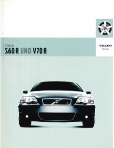 2006 VOLVO S60 R | V70 R BROCHURE DUITS