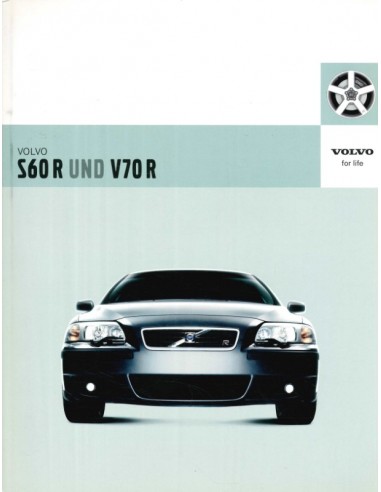 2006 VOLVO S60 R | V70 R PROSPEKT DEUTSCH