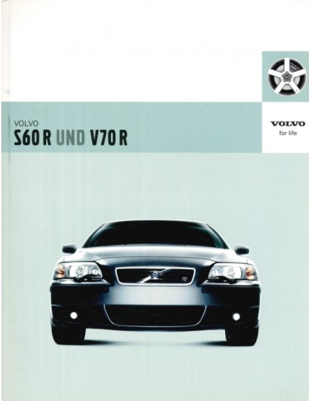 2006 VOLVO S60 R | V70 R PROSPEKT DEUTSCH