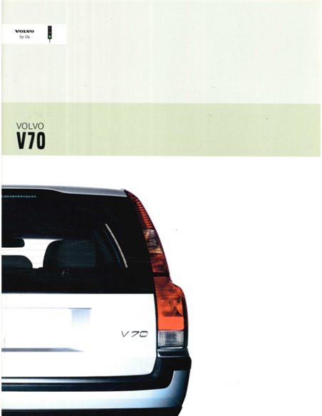 2003 VOLVO V70 PROSPEKT ENGLISCH (USA)