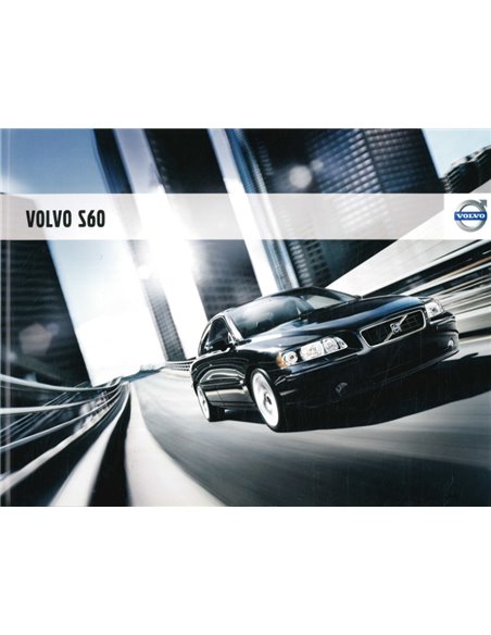 2008 VOLVO S60 BROCHURE NEDERLANDS